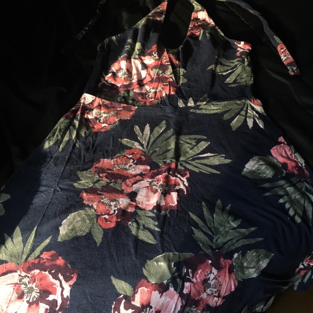 Floral Halter Dress